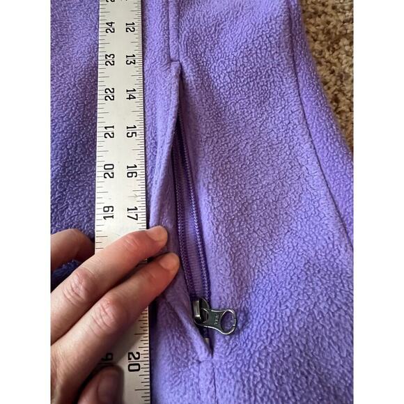 Girls Columbia Fleece Jacket, Large 14/16. Purple, Full Zip, Spring/Fall - Picture 7 of 7